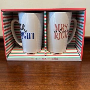 NEW Set of 2 Mr/Mrs Mugs